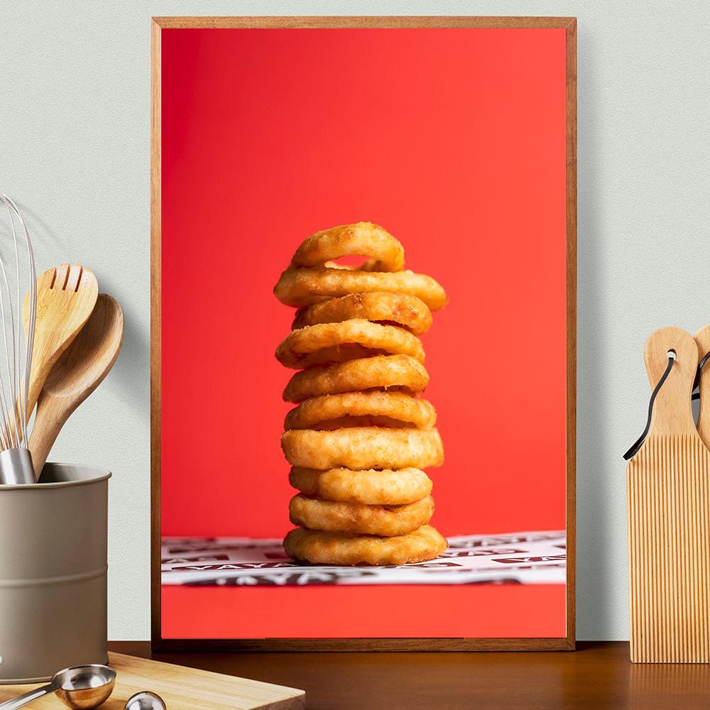 Funky And Delicious Hot Dog Hamburg Poster Druck Leinwand Malerei Moderne Wand Kunst Bilder Küche Esszimmer Home Decor Cuadros