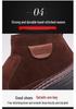 Men's Winter Fleece-Lined Snow Boots with Thick Sole, Non-Slip, Zipper, Cold Protection