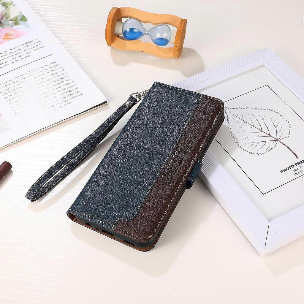 RFID Leather Phone Case For Motorola Edge 50 Neo