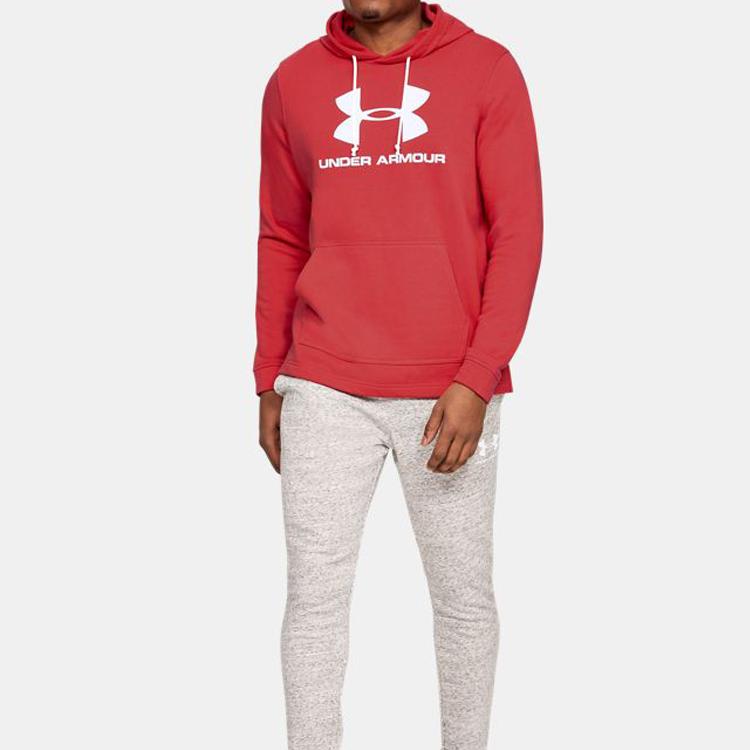 Under Armour UA Terry Training Hoodie Men Tops Red 1348520-646