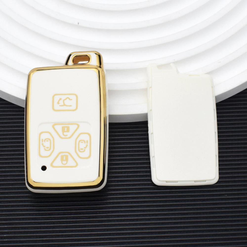 

Чехол для дистанционного ключа из ТПУ с 4 кнопками для Toyota Estima Alphard Vellfire Fob Shell Cover Skin Holder