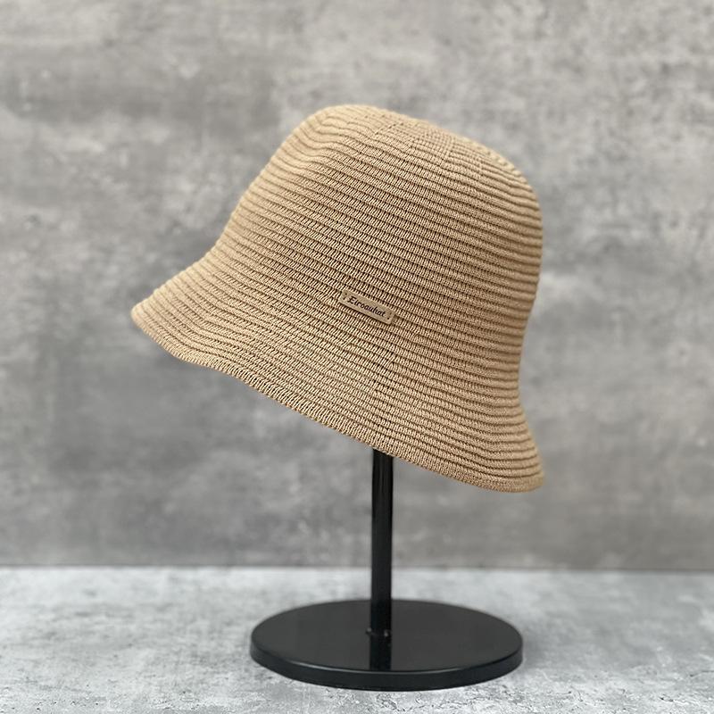 

Cool Basin Hat Bucket Hat Light And Thin Washi Hat Breathable Foldable Washable Bucket Hat Spring And Summer Sun Hat Women M（56-58cm）