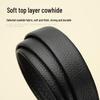 Crocodile Women's Genuine Leather Litchi Grain Pin Buckle Belt