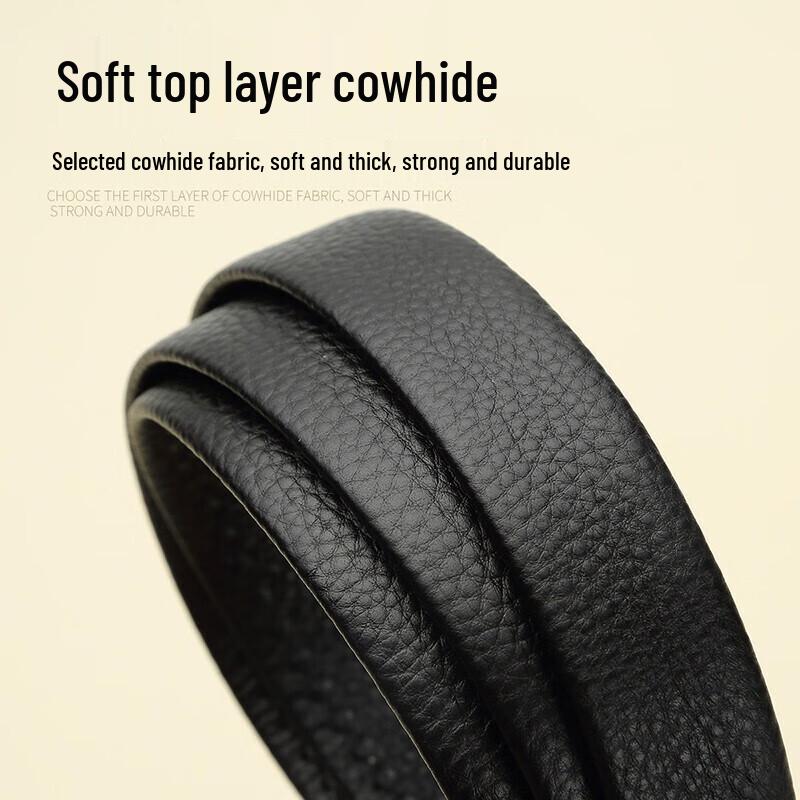 Crocodile Women's Genuine Leather Litchi Grain Pin Buckle Belt