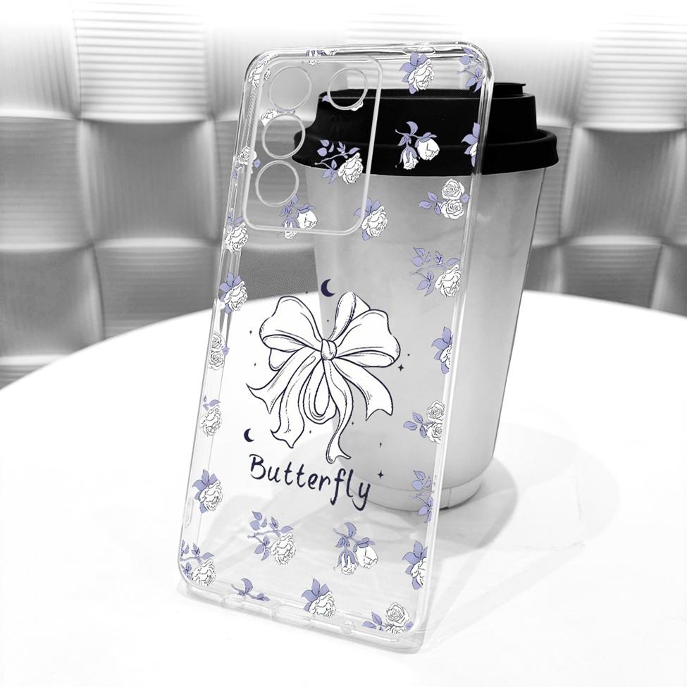 Transparent Cover For Vivo S16e 5G Case V2239A Cute Cat Fashion Butterfly Funny Painted Casing For VivoS16e 5G