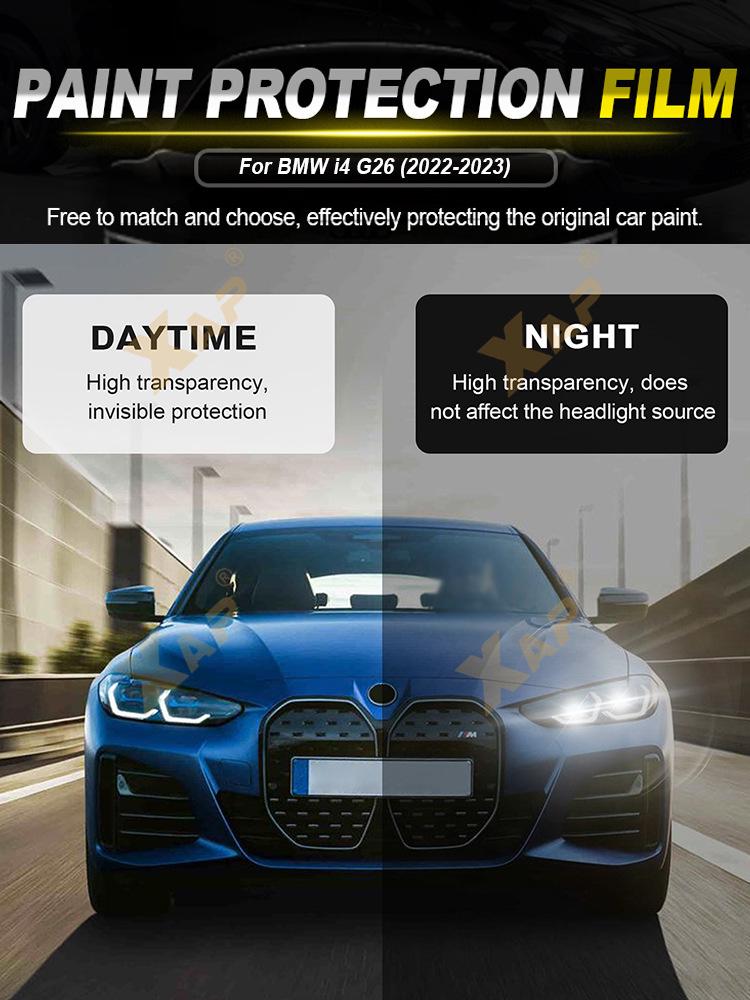 BMW I4 G26 TPU Headlight & Mirror Protective Film