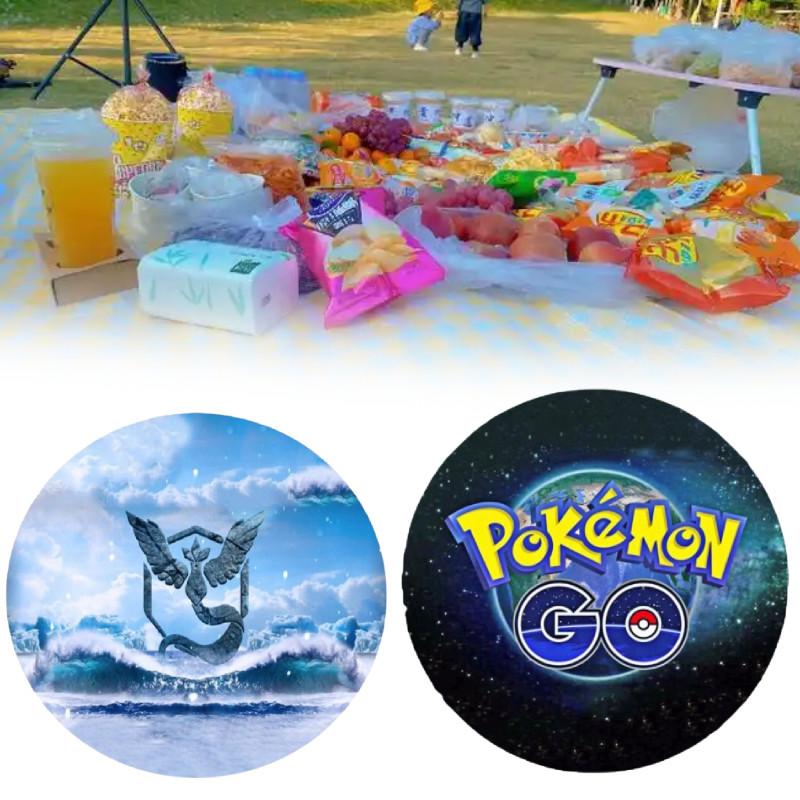 Pocket Monsters Printed Beach Towel Summer Large Round Picnic Blanket Yoga Mat