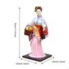 30cm Handmade Chinese Silk Makeup Figurine, Traditional Decoration for Home, Office Or