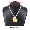 Tooxika Fashion Exaggerated Conch Pendant Necklace Personalised Vintage Ocean Style Geometric Necklace