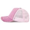2024 New Summer Women's Black White Pink 5 Panel Baseball Cap with Breathable Mesh Trucker Snapback Hats for Men Women Gorros