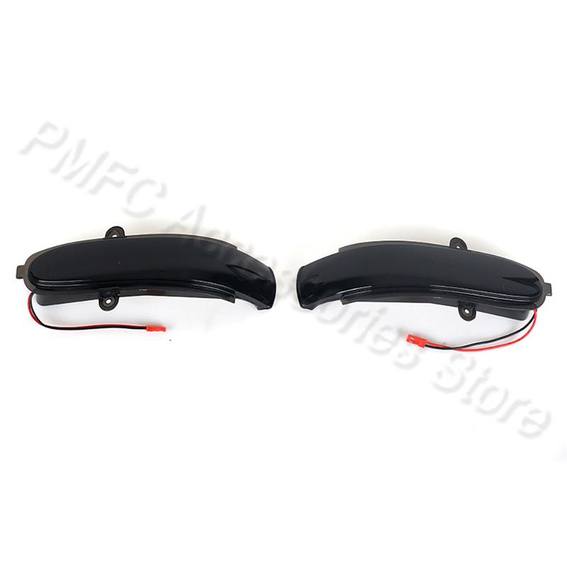 1Pair LED Dynamic Rearview Mirror Turn Signal Light Side Mirror Indicator Lamp For Mercedes Benz C-Class CL203 W203 2000-2007