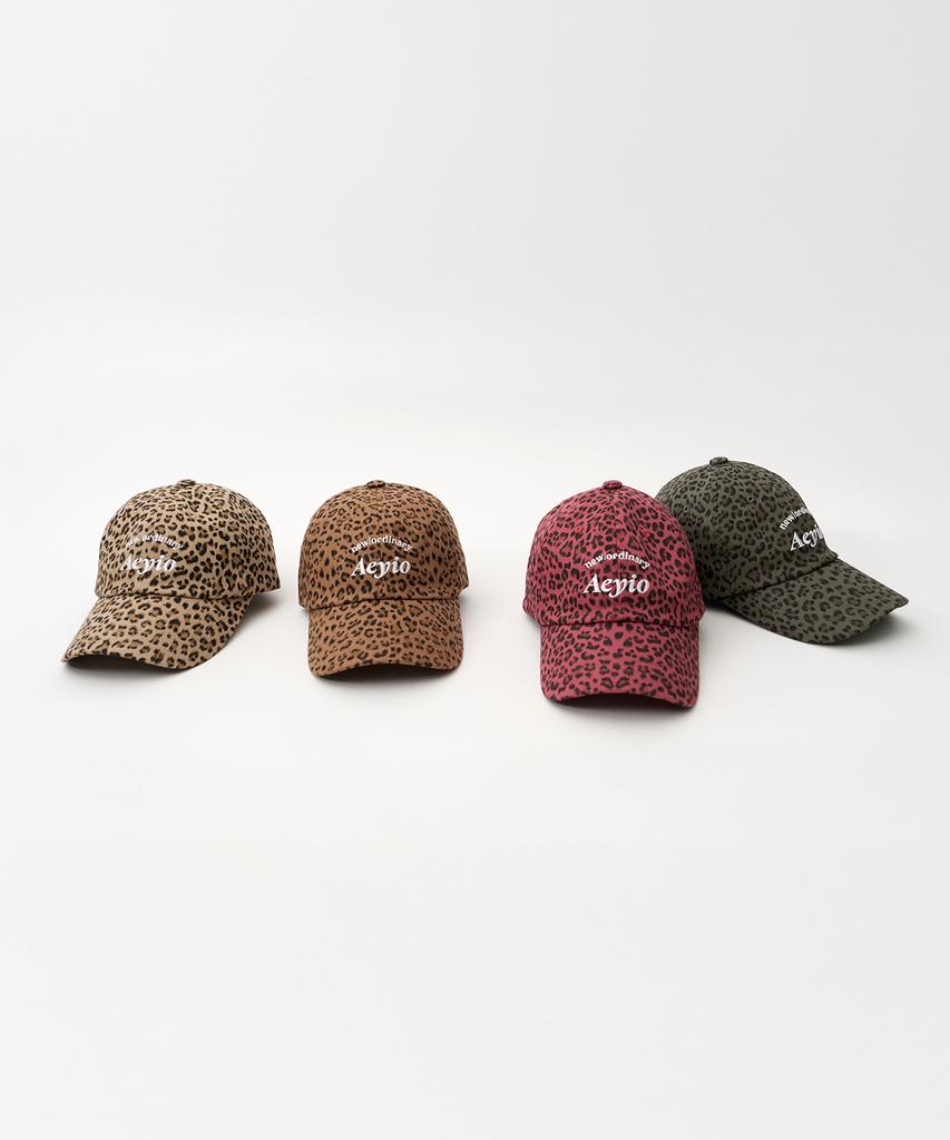 Eiwaioseutyudio New Logo Leopard Ball Cap (4 Colors)