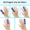 1Pc Finger Splint With Aluminum Strip Finger Correction Fixation Protector Soft Breathable Hand Protection Healthy Care