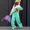 2025 Autumn New Suit Women's High-end Autumn and Winter Sweater Contrasting Color Splicing Trousers Two-piece Set