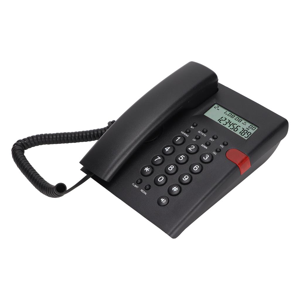 K010A-1 Corded Phone Caller ID Function Hands Calling Desktop Landline Phone for Hotel