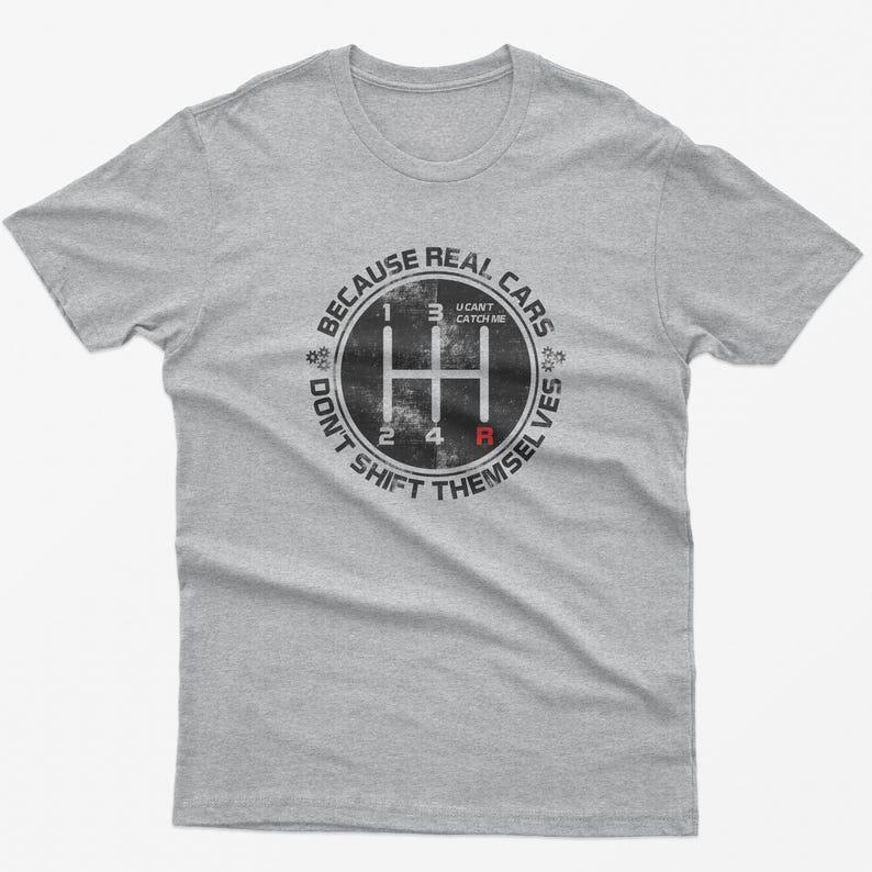 Tričko s manuální převodovkou: Zábavný dárek pro milovníka aut Ležérní Street Fashion Vysoce kvalitní Módní Potisk Kulatý výstřih Krátký rukáv Topy