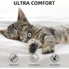 Waterproof Airtag Cat Collar, Reflective Cat Airtag Collar with Bell, Breakaway Cat collar AirTag Holder, Lightweight Kitten Collar for Apple Air