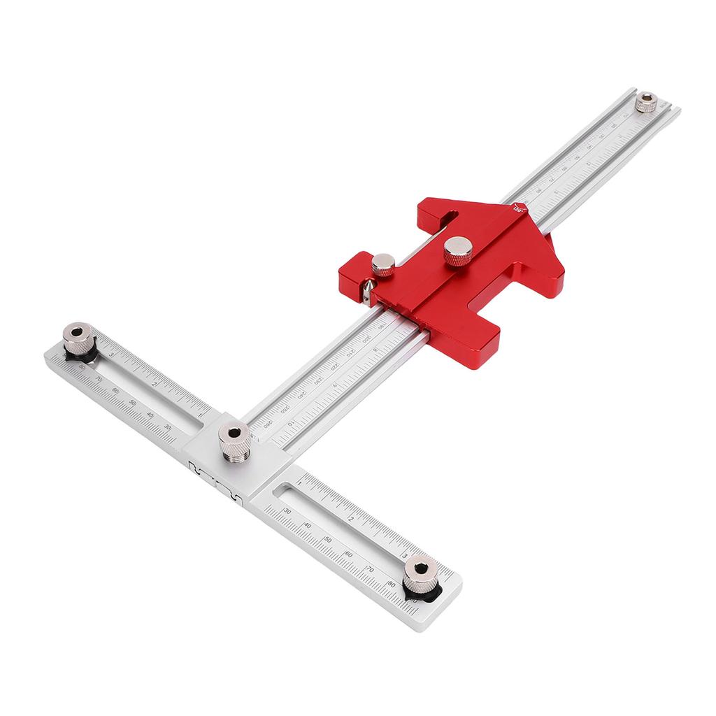 5 in 1 Cabinet Hardware Jig 7.5 Inch Adjustable Hole Distance 30 45 60 90 120 135 Degree Woodworking Scriber Drill