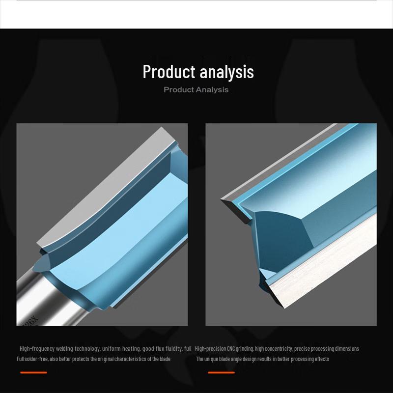 Industrial Double-Edge Straight Router Bit