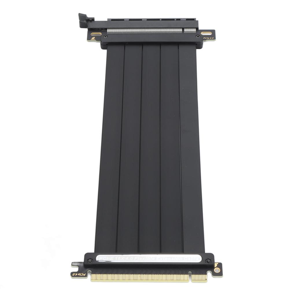 PCIe 4.0 X16 GPU Riser Cable 16X Flexible Cable High Speed Extension Port Adapter 180 Degree EMI