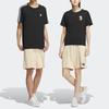 Adidas Neo X Lotso Bear Joint-Edition SS23 Cartoon Print Straight Casual Shorts Unisex Bottoms Rock-Layer Sandstorm IP4044