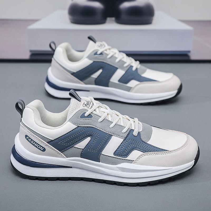 Velká velikost 47 Pánské tenisky Pohodlné běžecké boty Kůže Lehké Venkovní Protiskluzové Sportovní Atletické Tréninkové boty