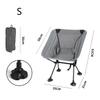 Zusammenklappbarer Mondstuhl Breite Basis Atmungsaktiver Klappsitz Kippsicheres Design Tragbarer Campinghocker Leichtgewicht für Strand Picknick Outdoor