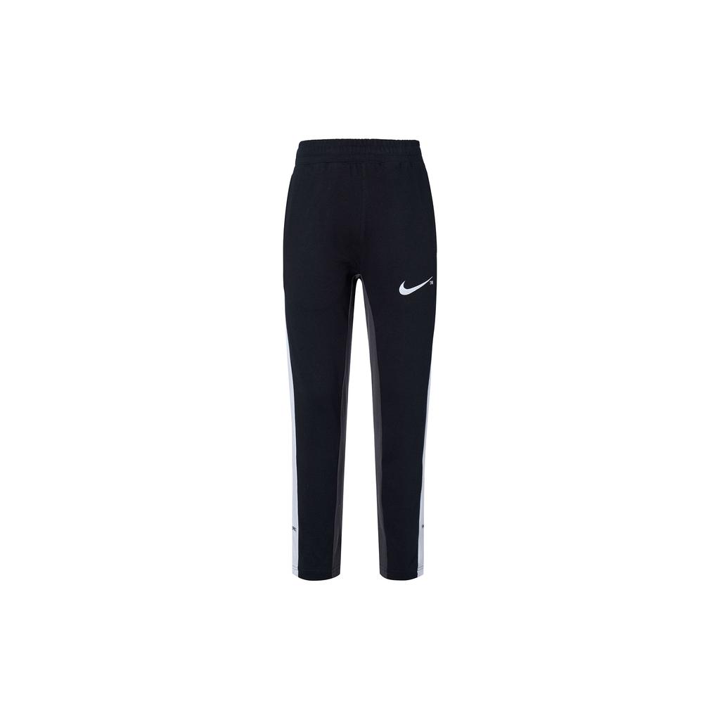 Nike Sportswear Swoosh Color-Block Knit Pants Men Bottoms Black DD5988-010