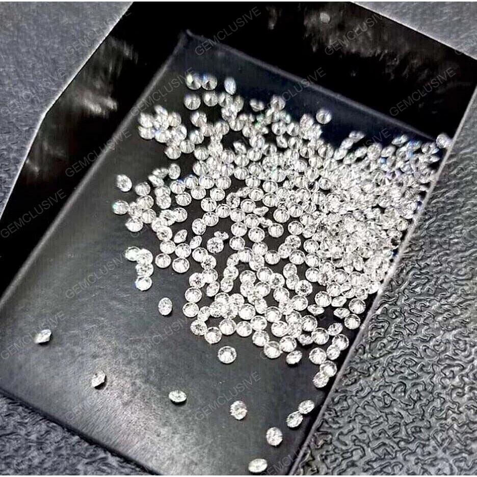 Loose Lab-Grown CVD Diamond LOT 4.00 MM D Color IF CLEARITY 50 PCS Certified