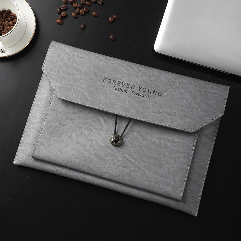 Waterproof Leather A4 Document File & Storage Bag
