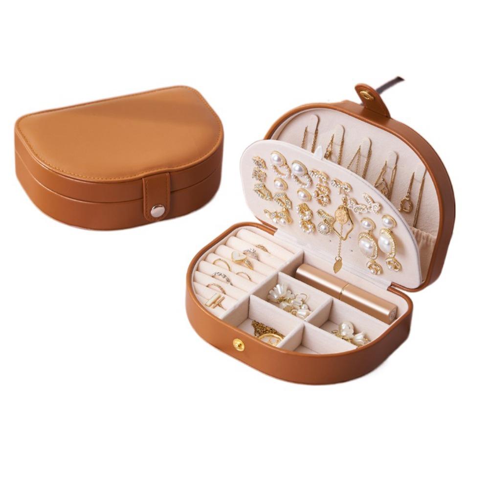 Bracelet Earrings Storage Case PU Leather Jewelry Holder Sweet Jewelry Display Box  Outdoors