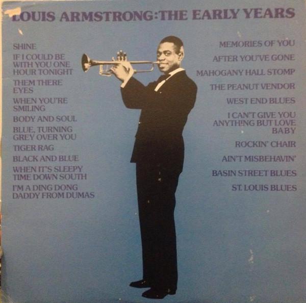 

LP Record LOUIS ARMSTRONG - Louis Armstrong: The Early Years SCA069 EMI Records Aus 1982 Australia Jazz Used