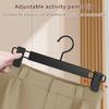 10PCS Clothes Hangers with Adjustable Clips 4 Color Options Space Saving for Travel Home Wardrobe Clothing Organizer