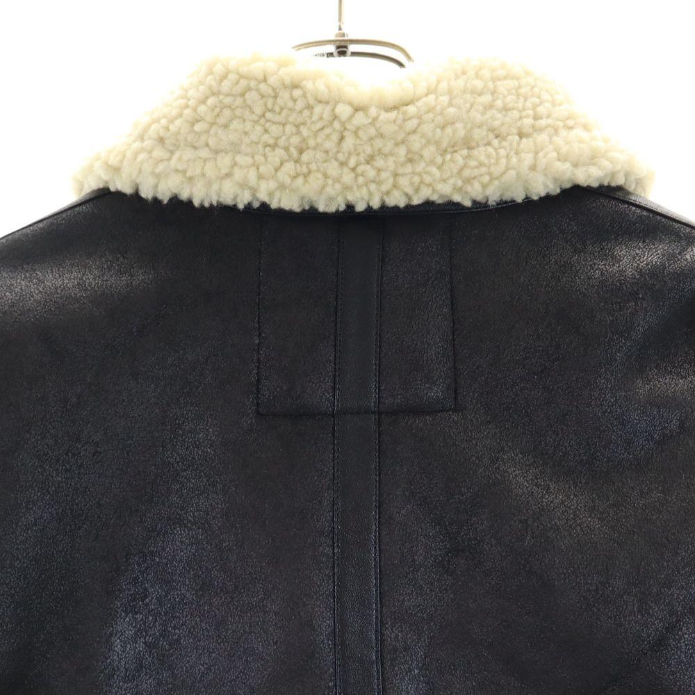 ALPHA INDUSTRIES INC Long Sleeve Bore Flight Jacket M Black Men's Used