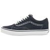 New Old Skool Abrasion Resistant Low Top Skateboard Shoes Unisex Black White VN000V25B5T