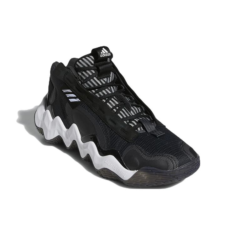 Candace Parker x adidas Exhibit B Mid Carbon White Scarpe da Ginnastica Donna Nero Cloud-White Core-Black GZ2349