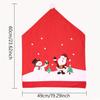 1pc-Christmas Snowman Hat Chair Back Cover Xmas Chair Decoration Home Handmade
