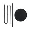 Non-Slip Metal Towel Holder Stable Hand Towel Stand Towels S-Shape Towel Stand  Vanity Countertop