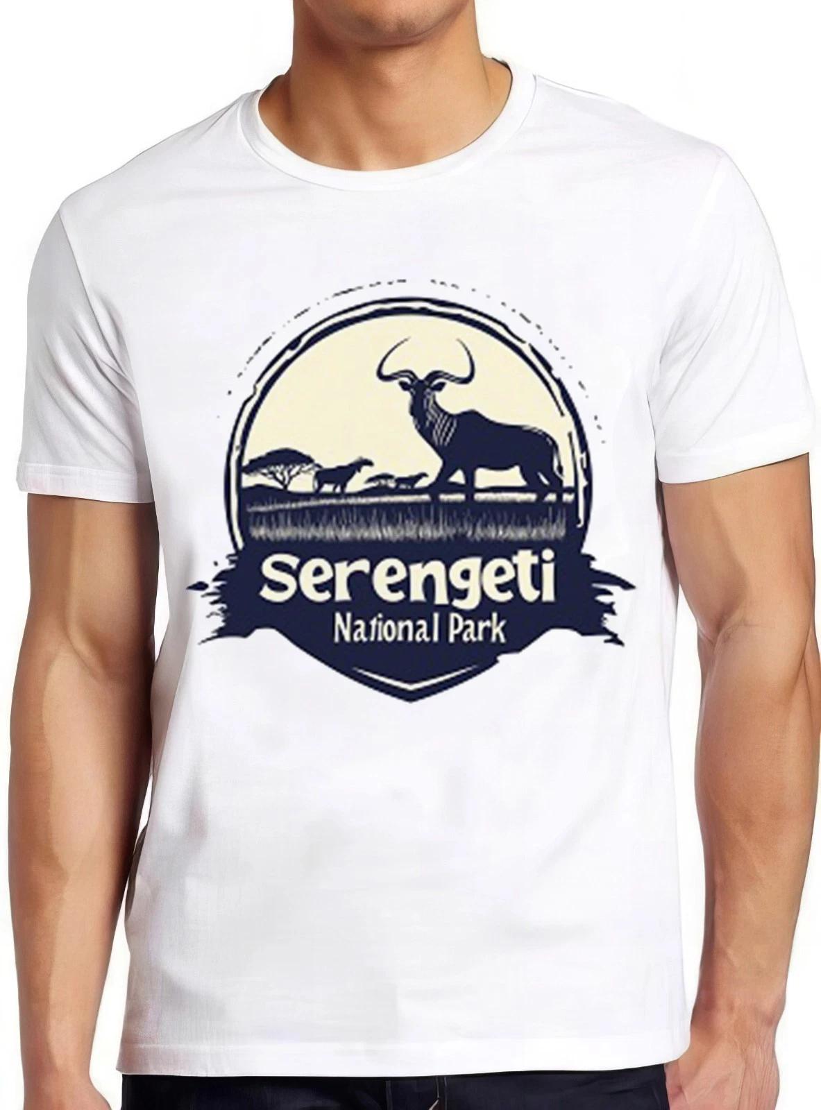 Serengeti National Park Tanzania Africa Animals Safari Zoo Gift Tee T Shirt 2354 XXL