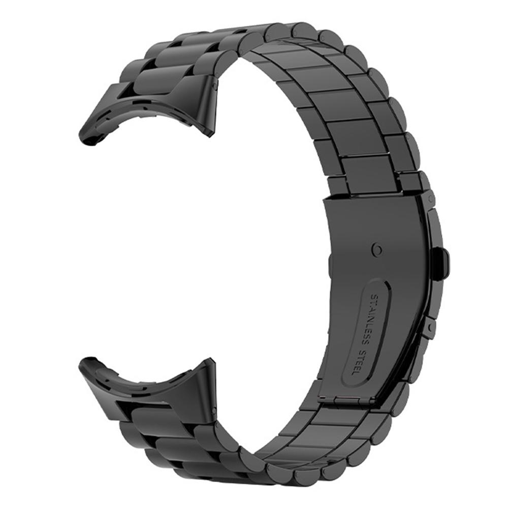 

Для Google Pixel Watch 3 45мм Ремінець для годинника Триланковий Ремінець з нержавіючої сталі Black