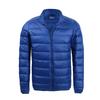 Jaqueta de Penas Leve Masculina com Gola Alta - Roupa de Inverno Casual e Quente