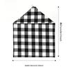 Christmas Simple Chair Covers Black White Plaid Cotton Chair Covers Holiday Decor Chair Covers Dining Room Home Decoration Props