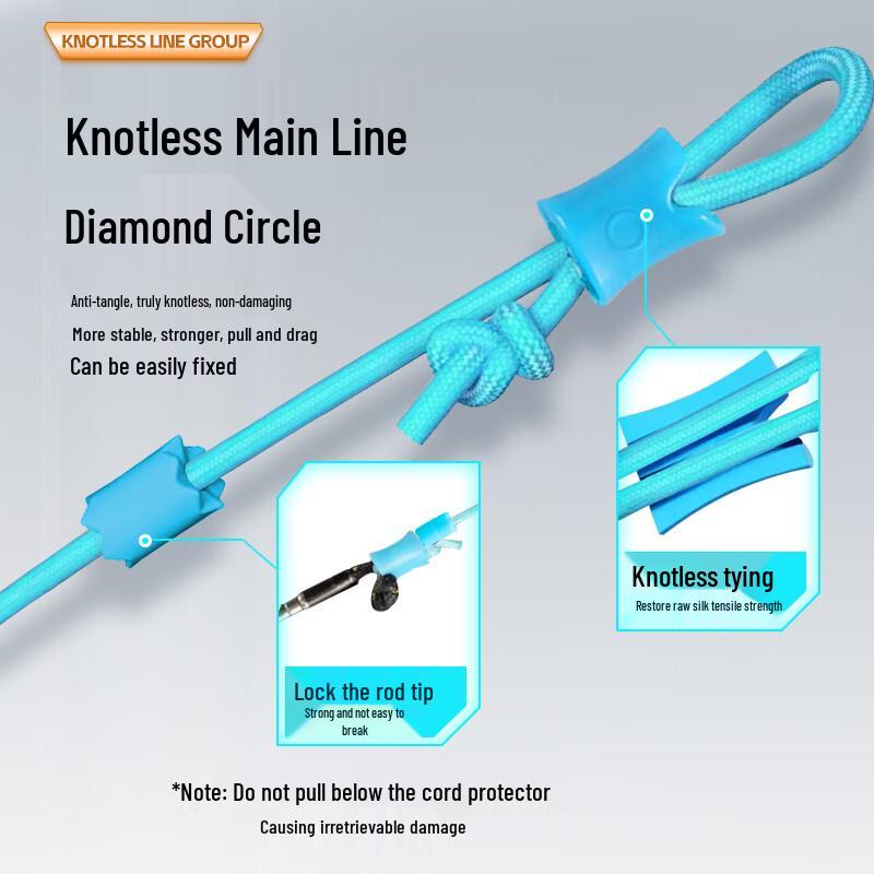 Diaoyuwang Knotless Nylon Main Line Set