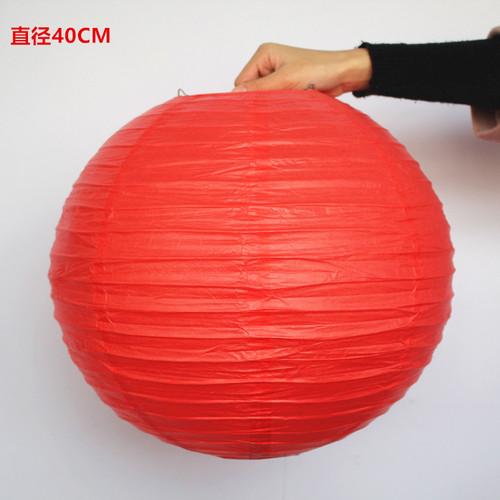 10cm-50cm red Chinese style round paper lanterns for New Year festive atmosphere decoration wedding scene arrangement lanterns