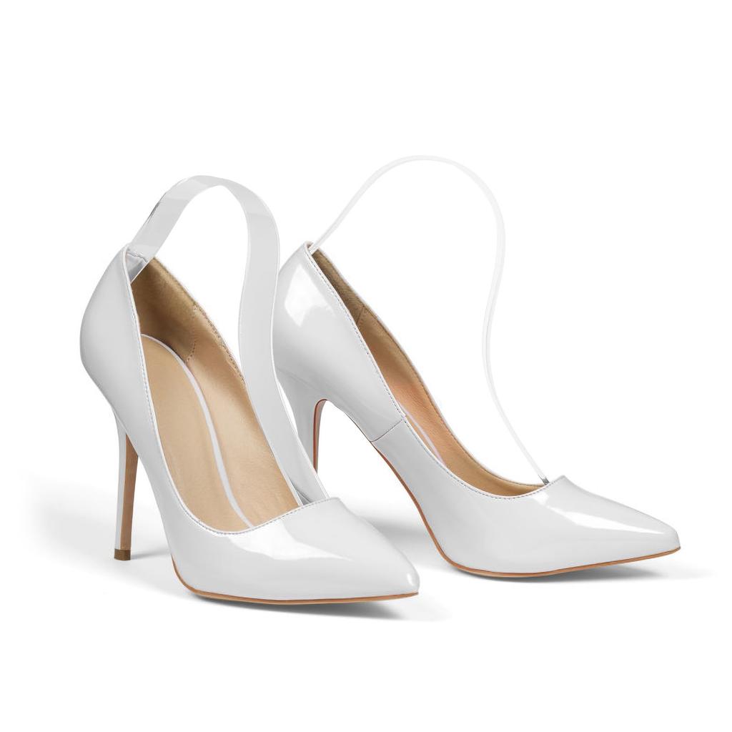 NUOLUX Acrylic Shoe Trees, 5-Piece Set, 12.5x21cm, Clear, for Sandal Support, Shoe Storage, Shoe Trees, and Display Inserts