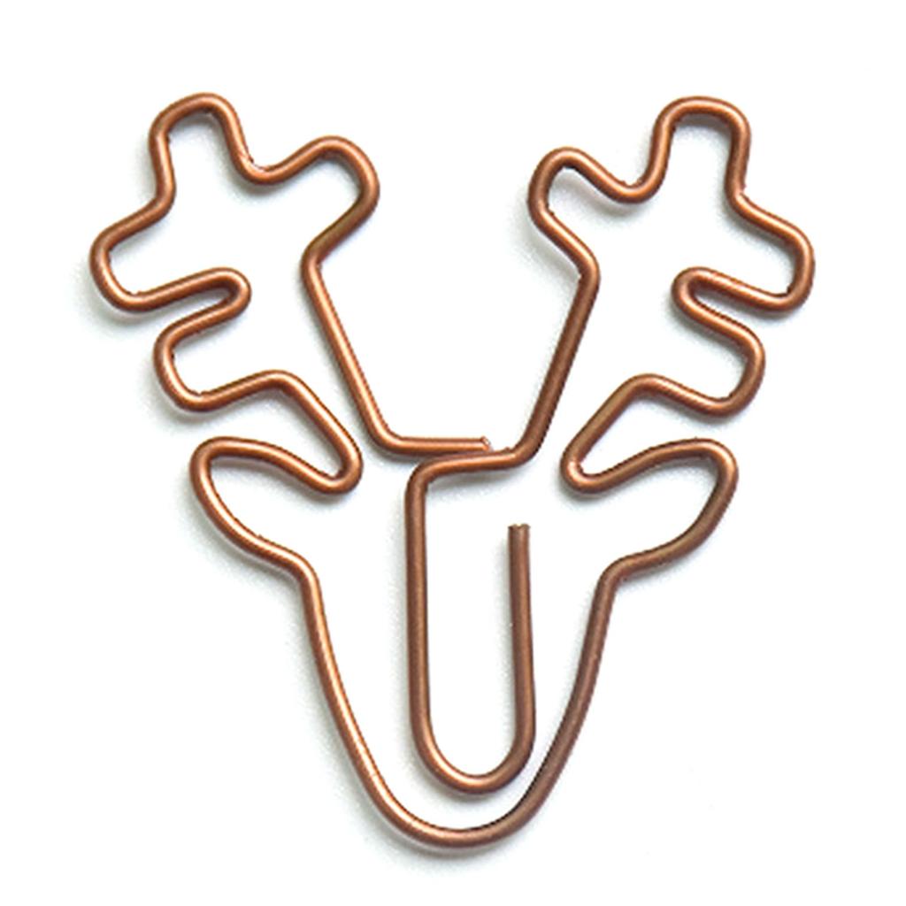 100Pcs Cute Paper Clips Retro Christmas Style Exquisite Color Wide Application Kids Paper Clips for 