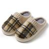 Autumn and winter couple thick-soled non-slip cotton slippers women and men's new indoor home heating plush home shoes