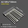 Magnetic Screwdriver Bits Set Slotted Phillips Torx Hex Head Drill Bit 1/4" Hex 50/65/100mm S2 Steel Screw Driver Hand Tools