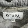 SCAPA Hooded Coat Women’s Size 40 L Gray by LOOK Blouson Outer Jacket(USED)
