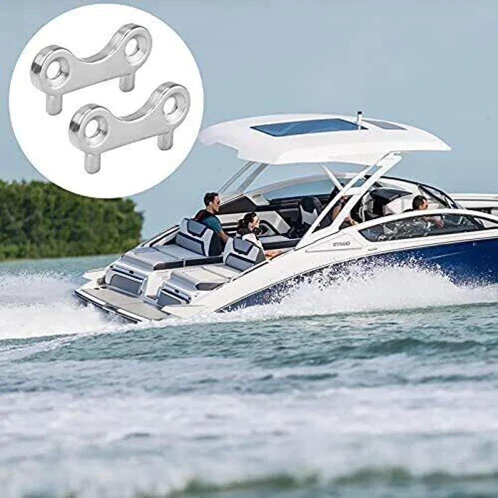 2x Boat Gas Cap Key Stainless Steel Water Tank Deck Filler Spare Key Fuel Gas Water Waste Tank Replace Plate Tool Yacht Parts